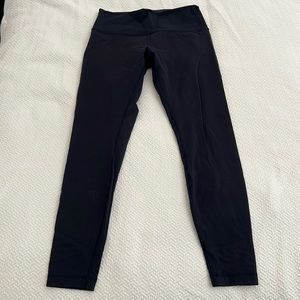 Lululemon wunderunder leggings, size 10